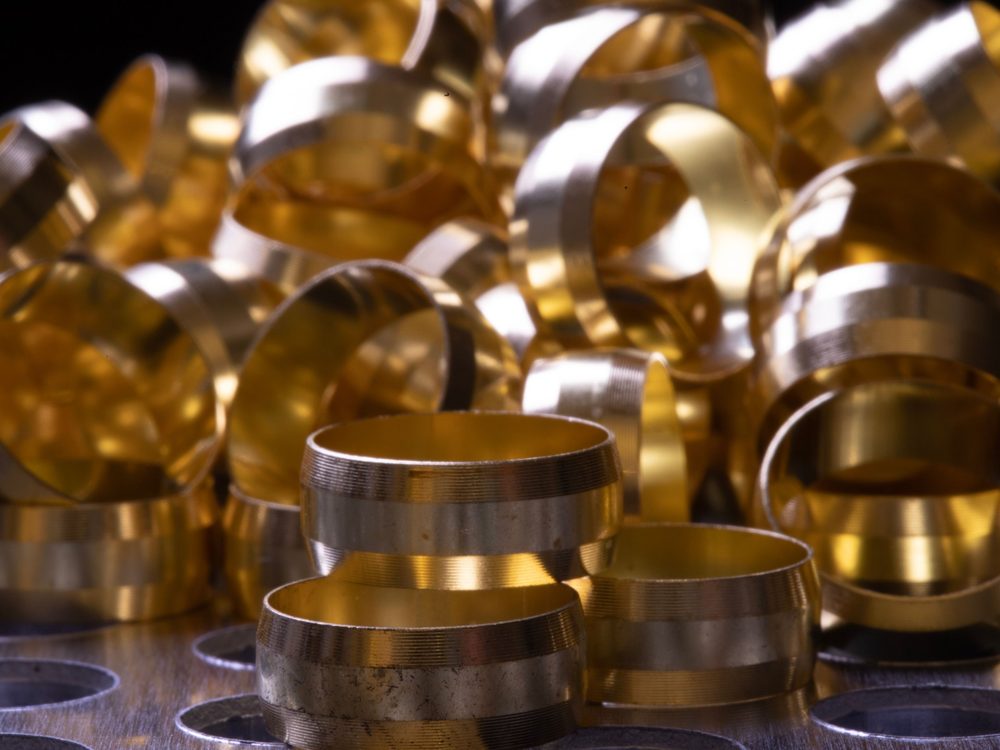 Brass compression rings